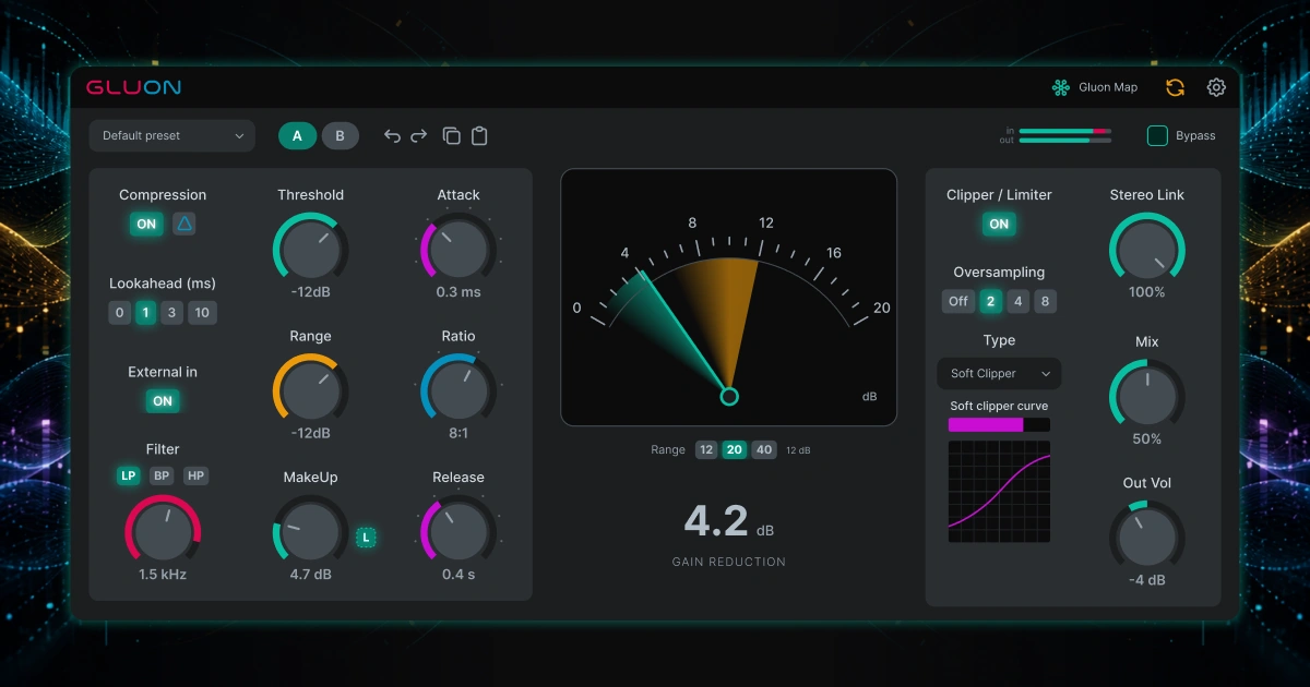 Gluon bus compressor interface