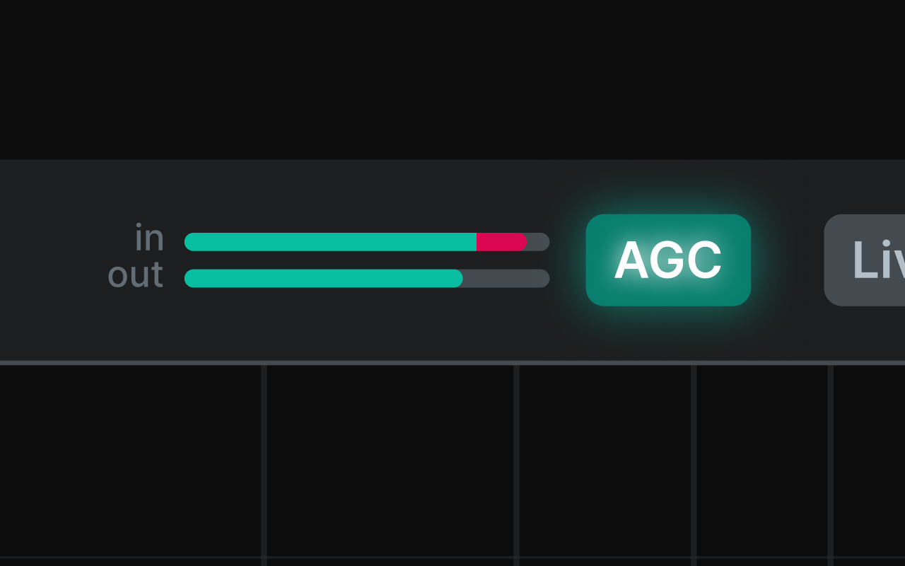 VocRide Automatic Gain Compensation