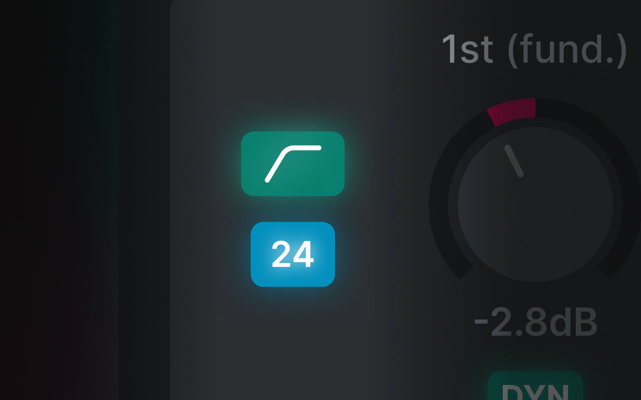 VocRide LowCut control